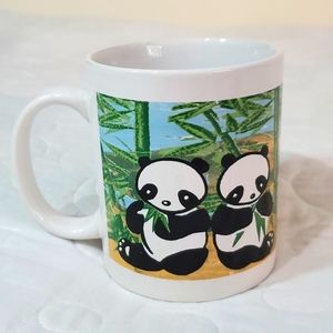 Premier Ceramic Panda and Bamboo Mug